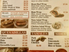 El Taco Loco menu