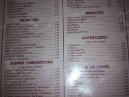 Familia Juarez's menu