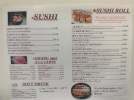 Aka Sushi menu