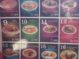 Taqueria El Comal menu