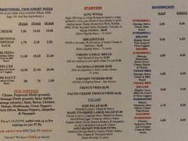 Pizza King Express menu