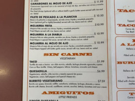 Motor City Tacos menu