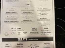 Joe And Sam’s menu