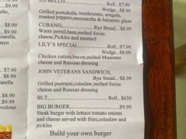 Lily's Deli And Market menu