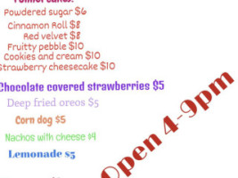 Carnival Cravings menu