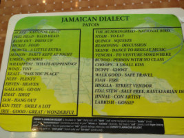 Cherry's Jamaican Delight menu