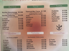 Lo Nuevo De Jalisco menu