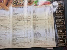 Jimmy's Pizza menu