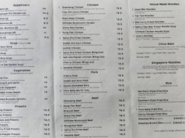 Henry's Wok'n Grill menu