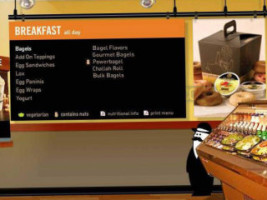 Einstein Bros Bagels menu