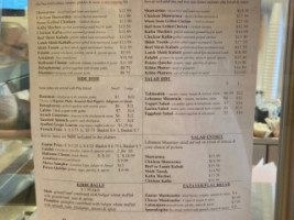 Laziza Mediterranean Cuisine menu