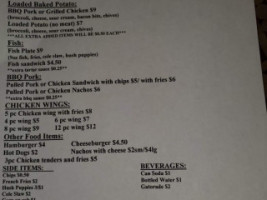 Debbie Kaye's Restauarant menu