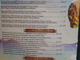 Villa Del Mar #2 menu