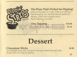 Pizza Hut menu