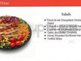 Chick-fil-a menu