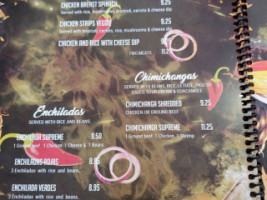 Alex's Tacos And Wings Of Lewisburg menu