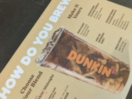 Dunkin' menu