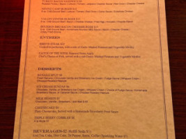 The Mining Camp Cafe menu