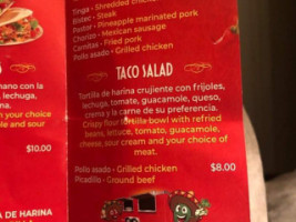 Taco Master menu