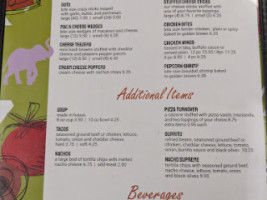 Mio Pizza Shop menu