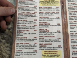 Frickin A Grill menu