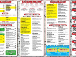 Pizza Palatino menu