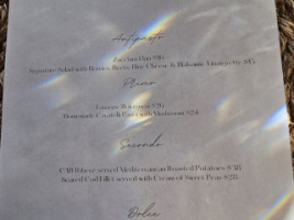 Riserva 1895 menu