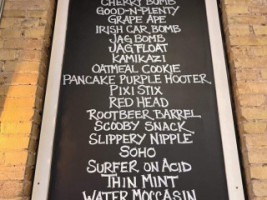 Bennett's Chop Railhouse menu