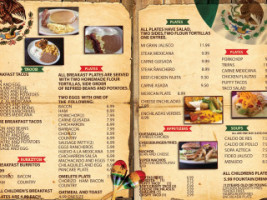 Mi Gran Jalisco Mexican Llc menu