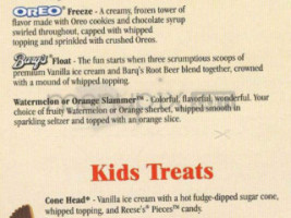 Friendly's menu