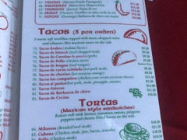 Los Compadres Restaurant Bar menu