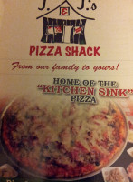 J J's Pizza Shack food