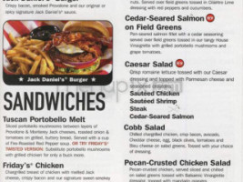 Tgi Friday's menu