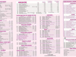 Yummy Yummy menu