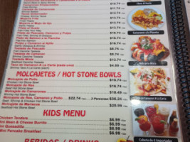 Tony's Mariscos menu