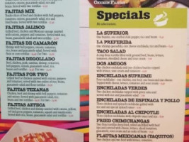 Los Marquez Mexican menu