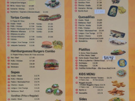 Taqueria Palafox menu