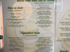 The Spread menu