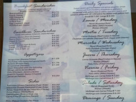 Mily Cafe menu