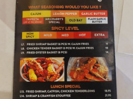 Mr.crabby's Cajun Seafood food