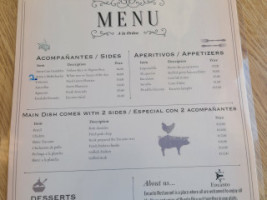 Encanto Latin Cuisine menu