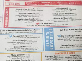 Boomarang Diner menu