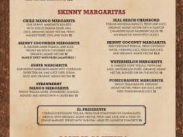 Avila's El Ranchito Seal Beach menu