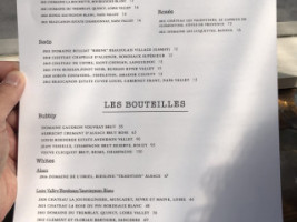 Côte Ouest Bistro menu