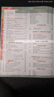 Saigon Tokyo menu