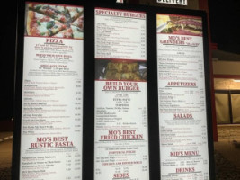 Mo's Best Eatery menu