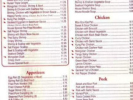 Magic Wok menu