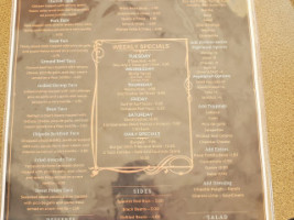 The Cowboy's Taqueria menu