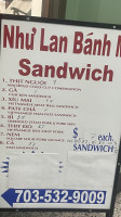 Nhu Lan Sandwich Shop food