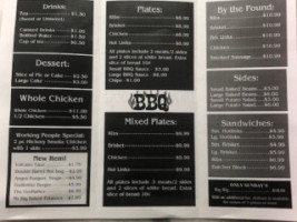 Davidson's Grocery Hickory Hill Bbq menu